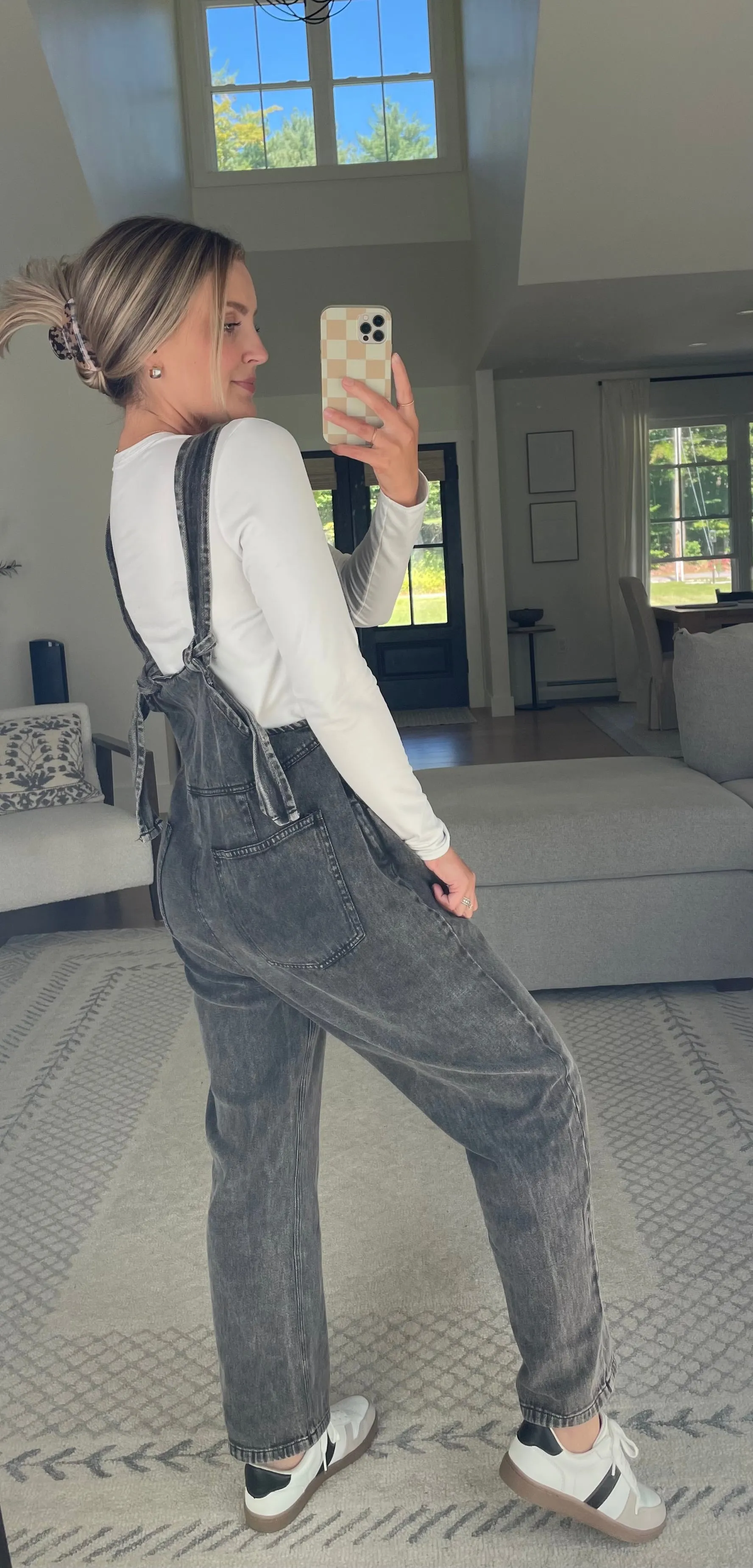 Andover Charcoal Overalls