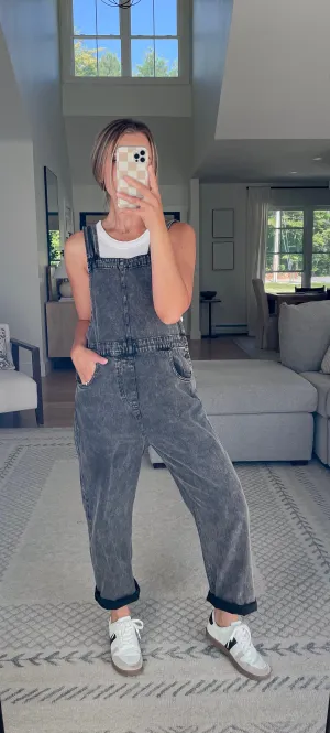 Andover Charcoal Overalls