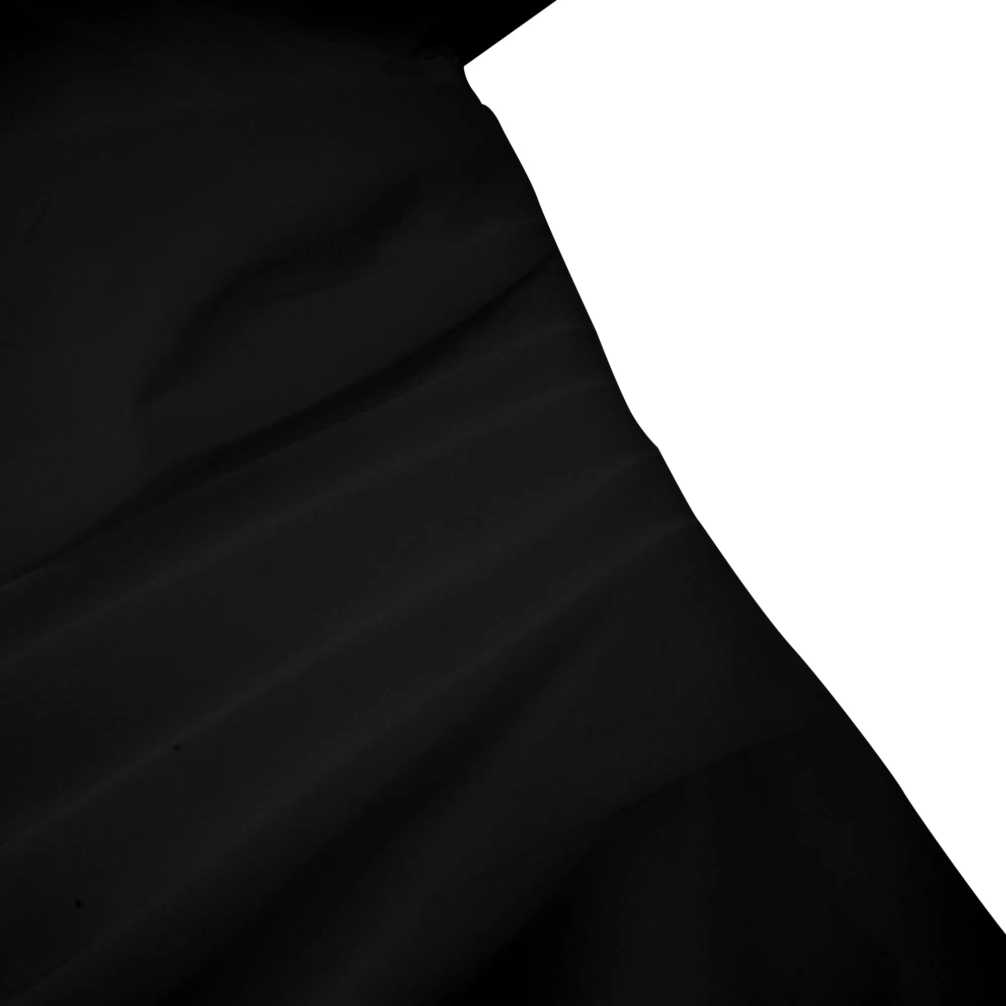 Andrea asymmetric tulle blouse & skirt matching set in Black