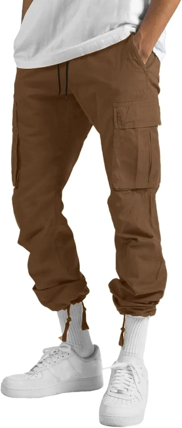 Big and Tall Cargo Pants for Men Sweatpants for Men Sweatpants Mens Fashion Joggers Sports Pants Mens Yoga Sweatpants