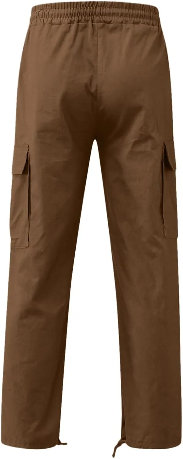 Big and Tall Cargo Pants for Men Sweatpants for Men Sweatpants Mens Fashion Joggers Sports Pants Mens Yoga Sweatpants