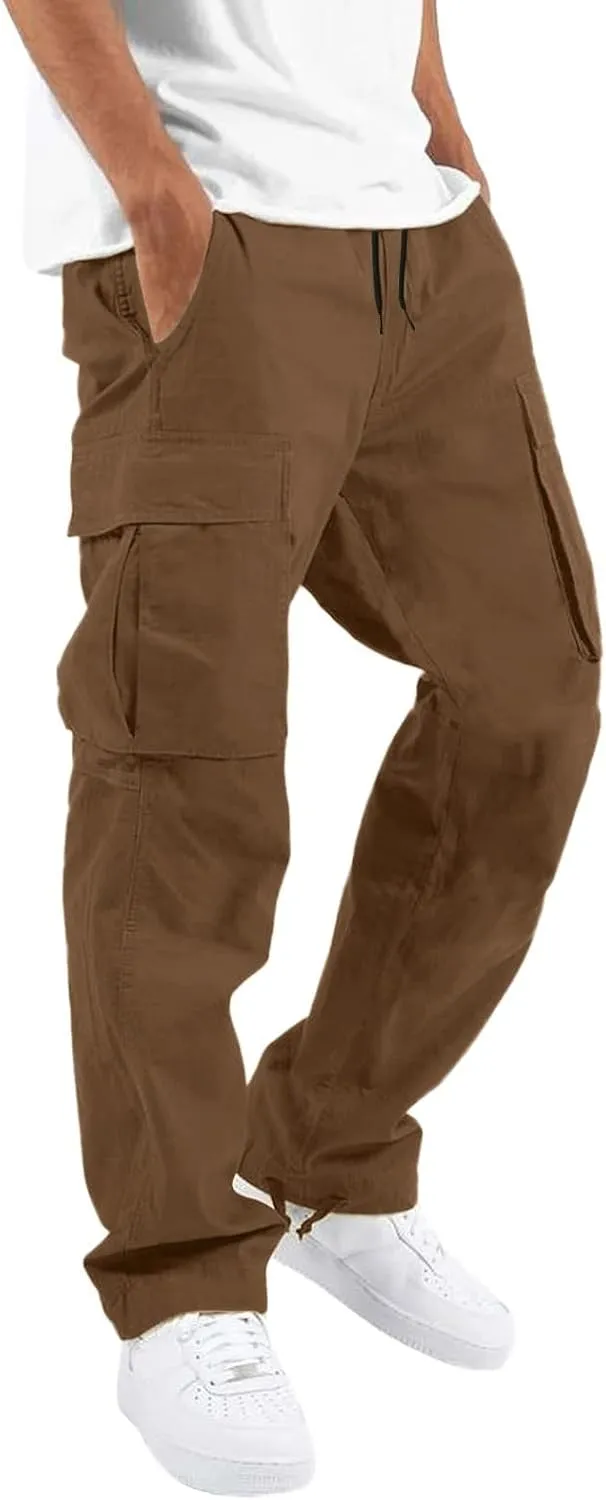 Big and Tall Cargo Pants for Men Sweatpants for Men Sweatpants Mens Fashion Joggers Sports Pants Mens Yoga Sweatpants