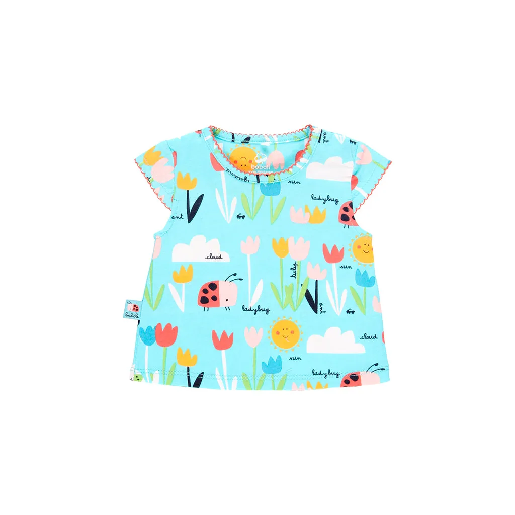 Blue Bloomer Overall Outfit