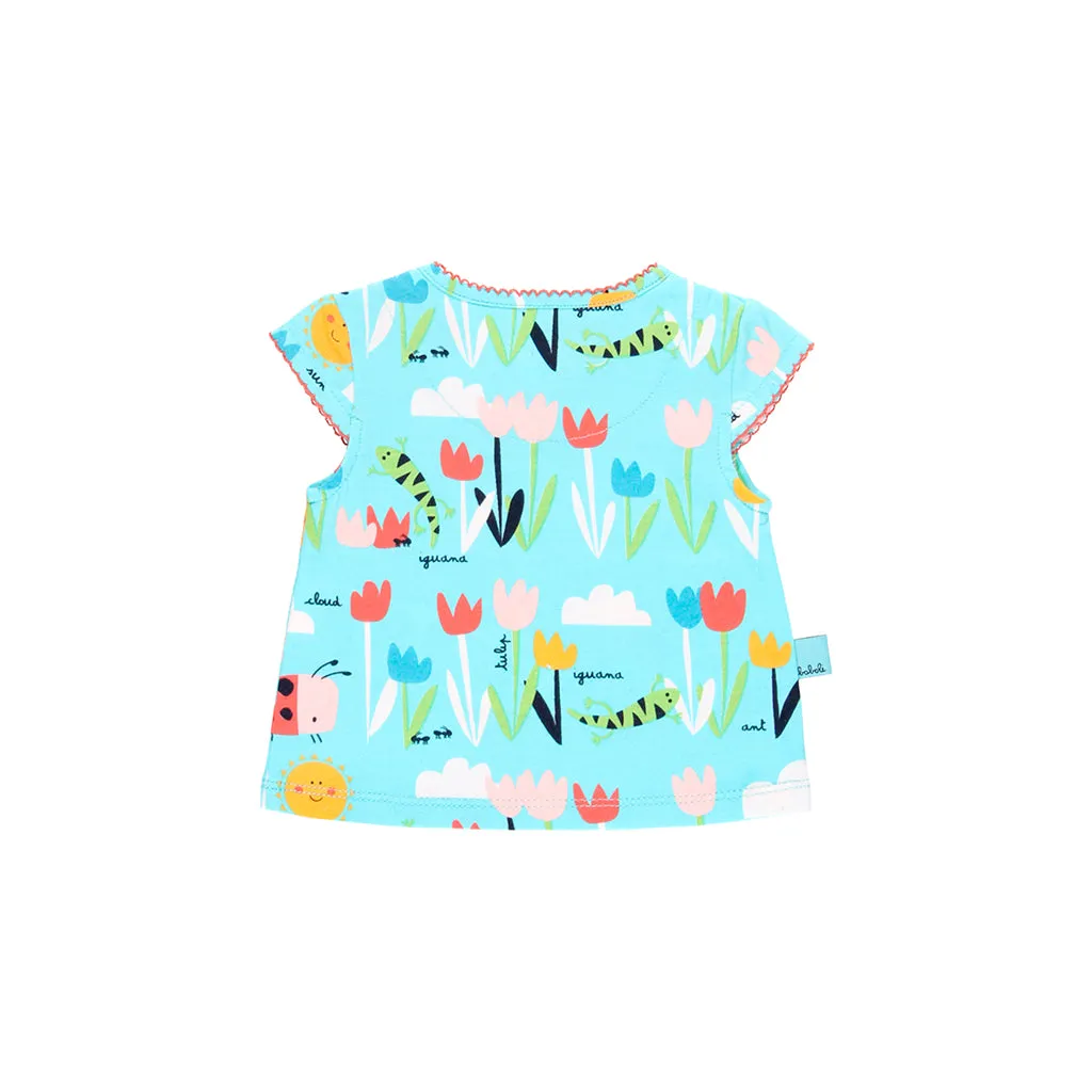 Blue Bloomer Overall Outfit