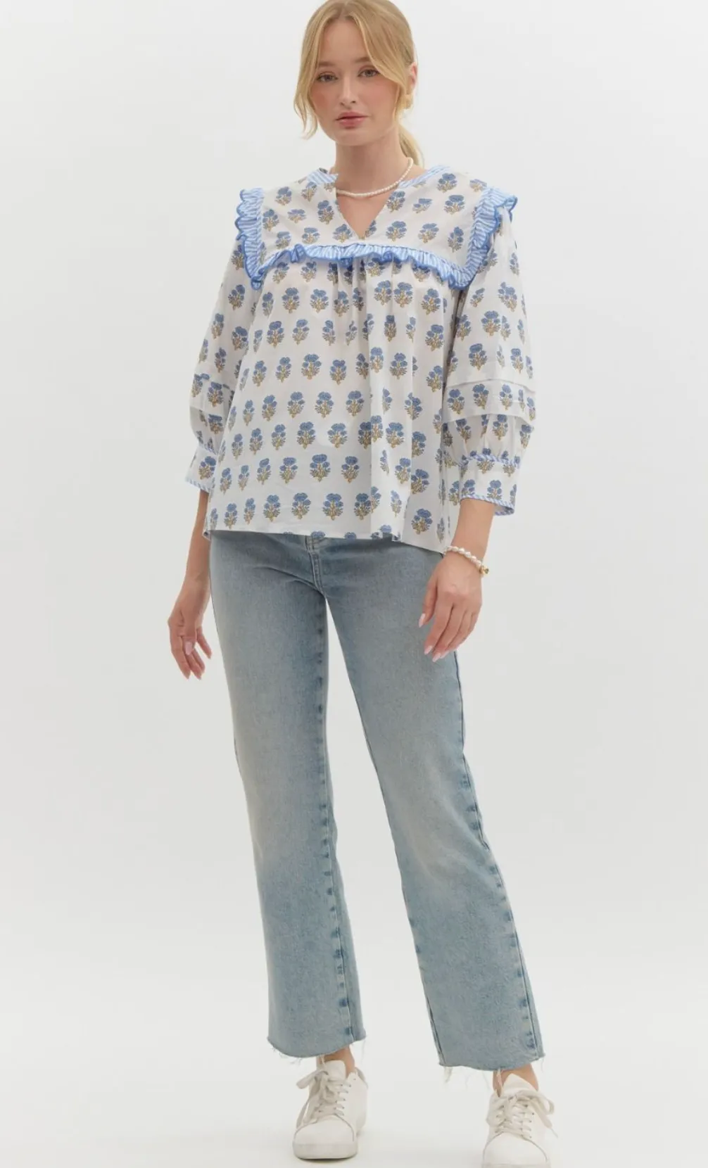 elleigh pullover blouse