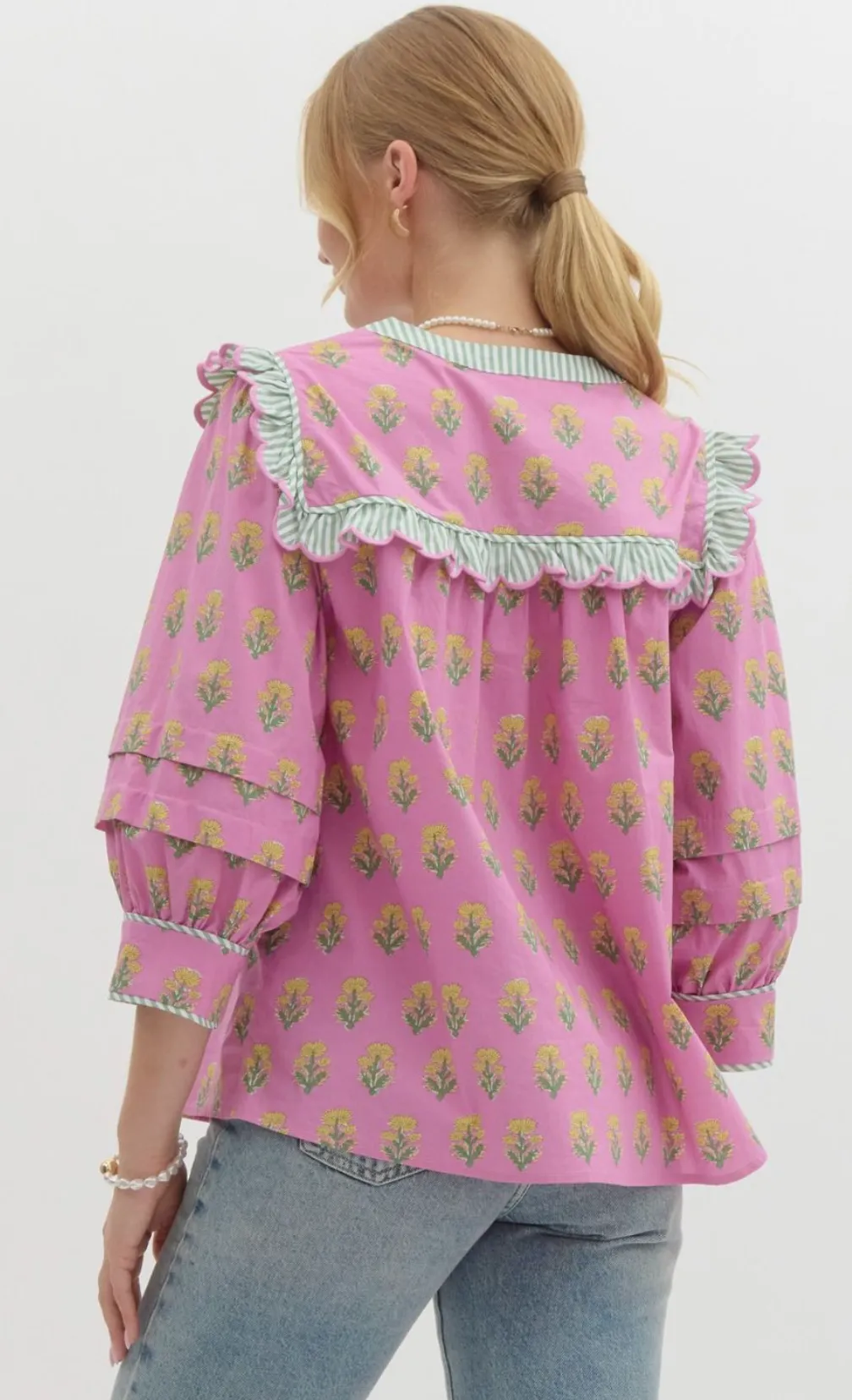 elleigh pullover blouse