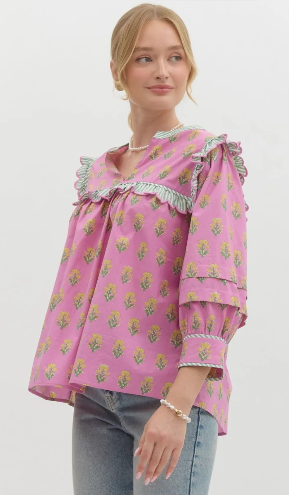elleigh pullover blouse