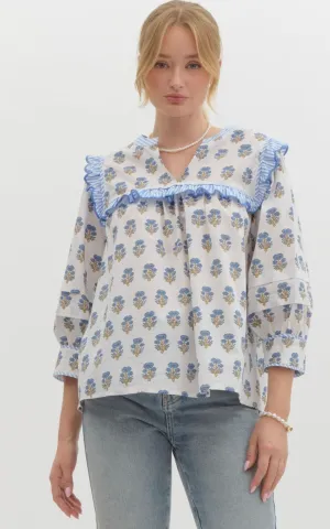 elleigh pullover blouse
