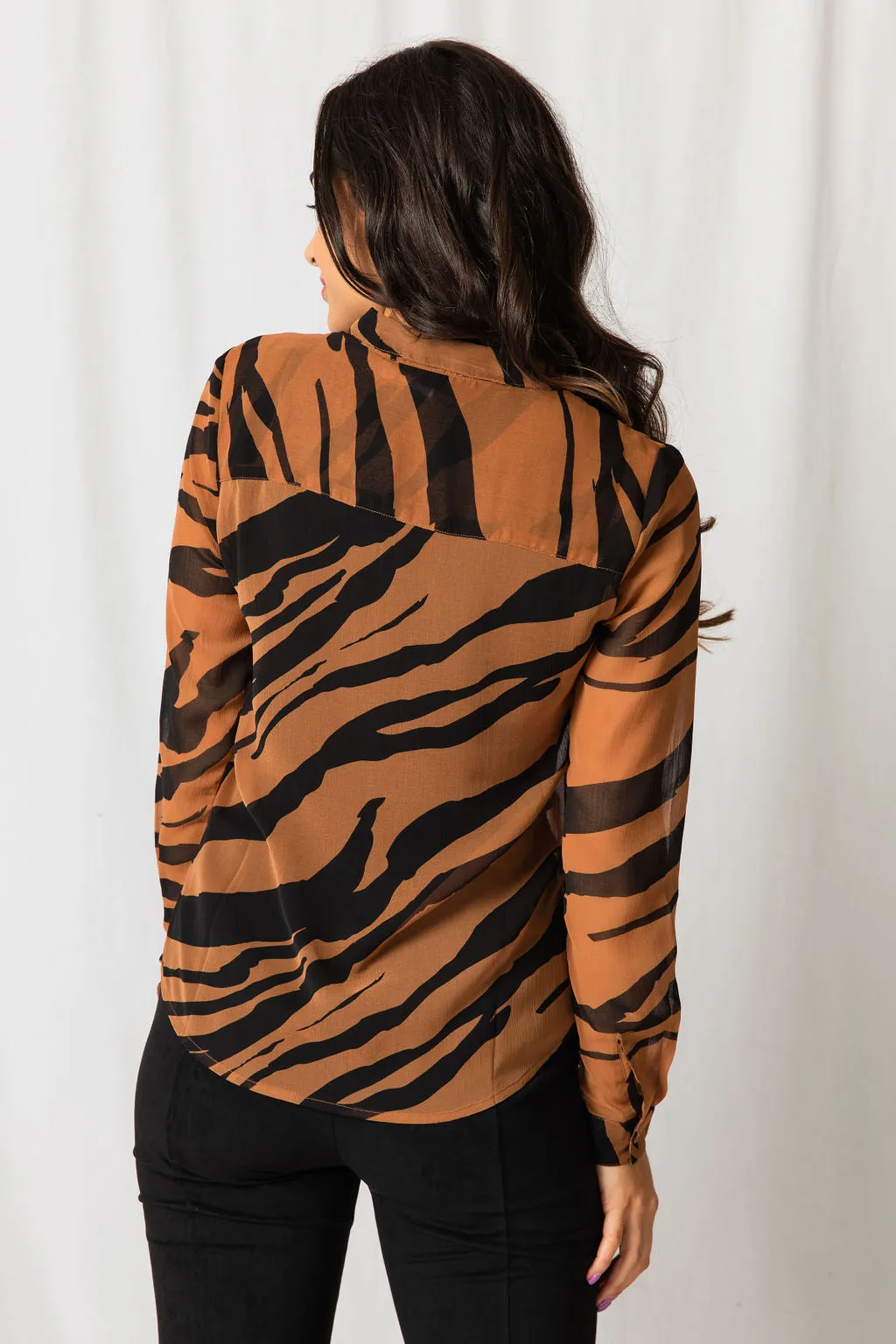 ICHI Tiger Blouse