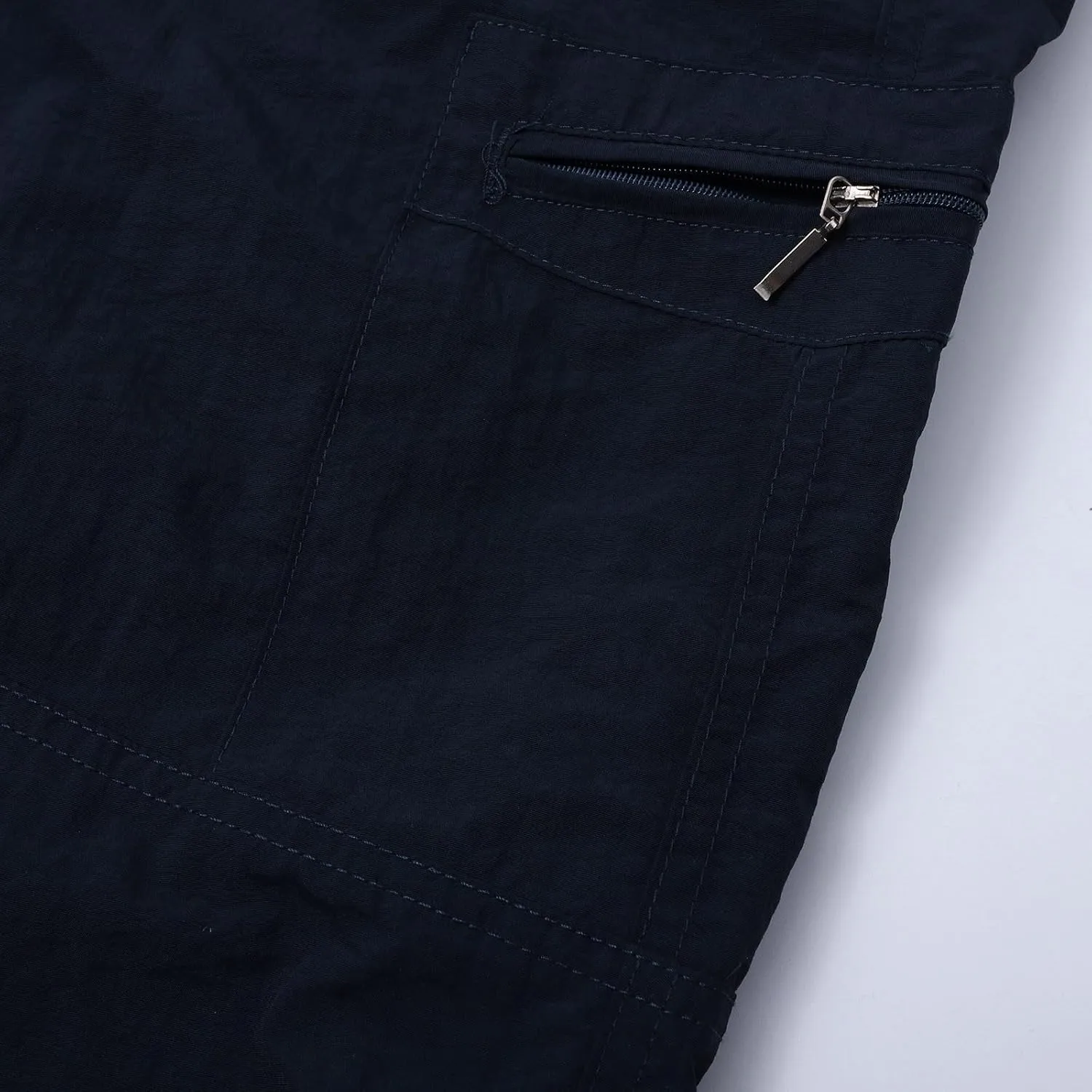 Mens Multi-Pocket Cargo Pants Cotton Simple Solid Color Leisure High Street Elastic Lace Outdoor Hiking Work