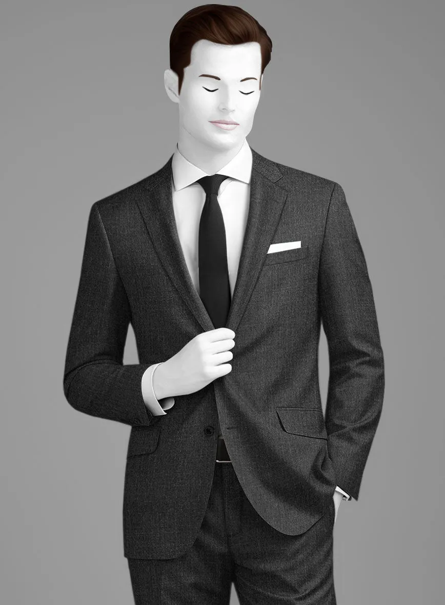 Napolean Stretch Dark Gray Wool Jacket