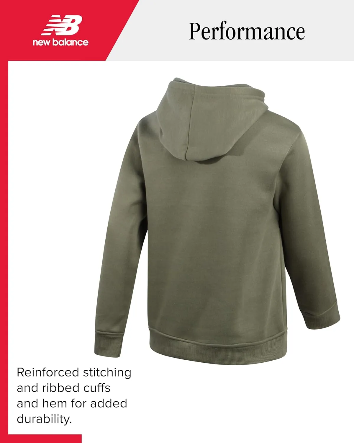 New Balance Boys' Sweatsuit Set - 3 Piece Short Sleeve T-Shirt, Fleece Hoodie Sweatshirt, and Sweatpants (2T-16)