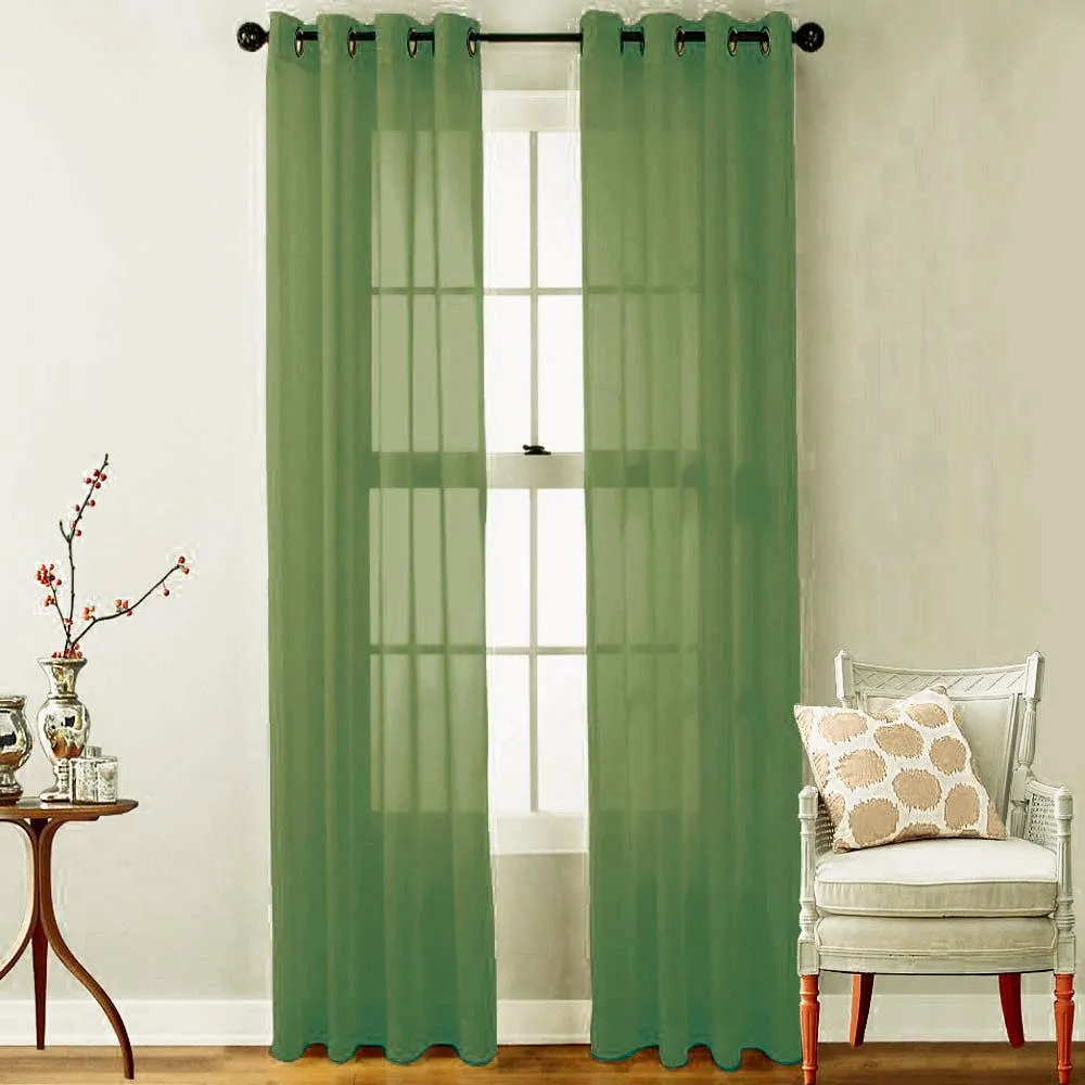 Soho Sheer Voile Grommet Top Panel