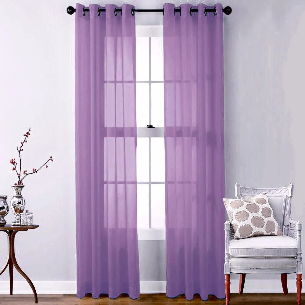 Soho Sheer Voile Grommet Top Panel