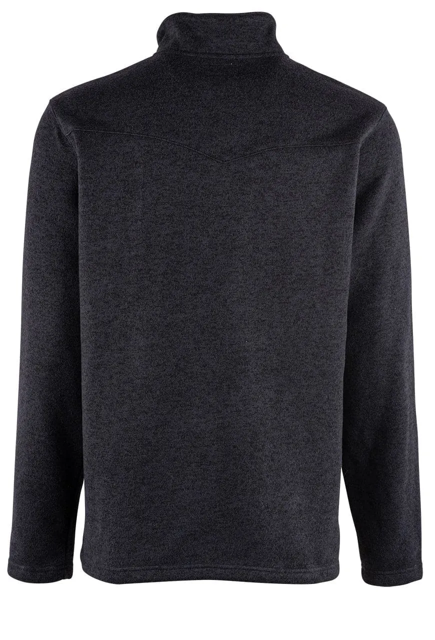 Stetson Men's Bonded Poly Knit Sweater - Navy