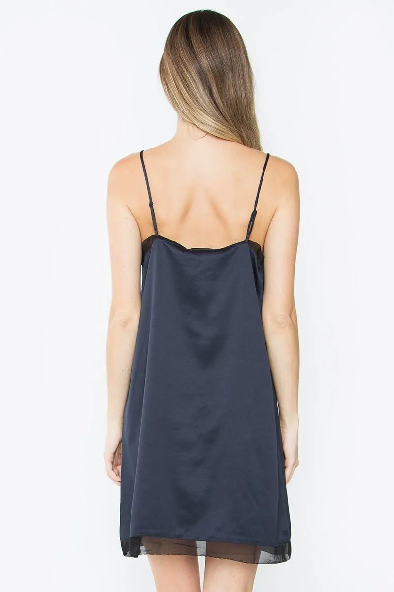 Taya Satin Slip Dress