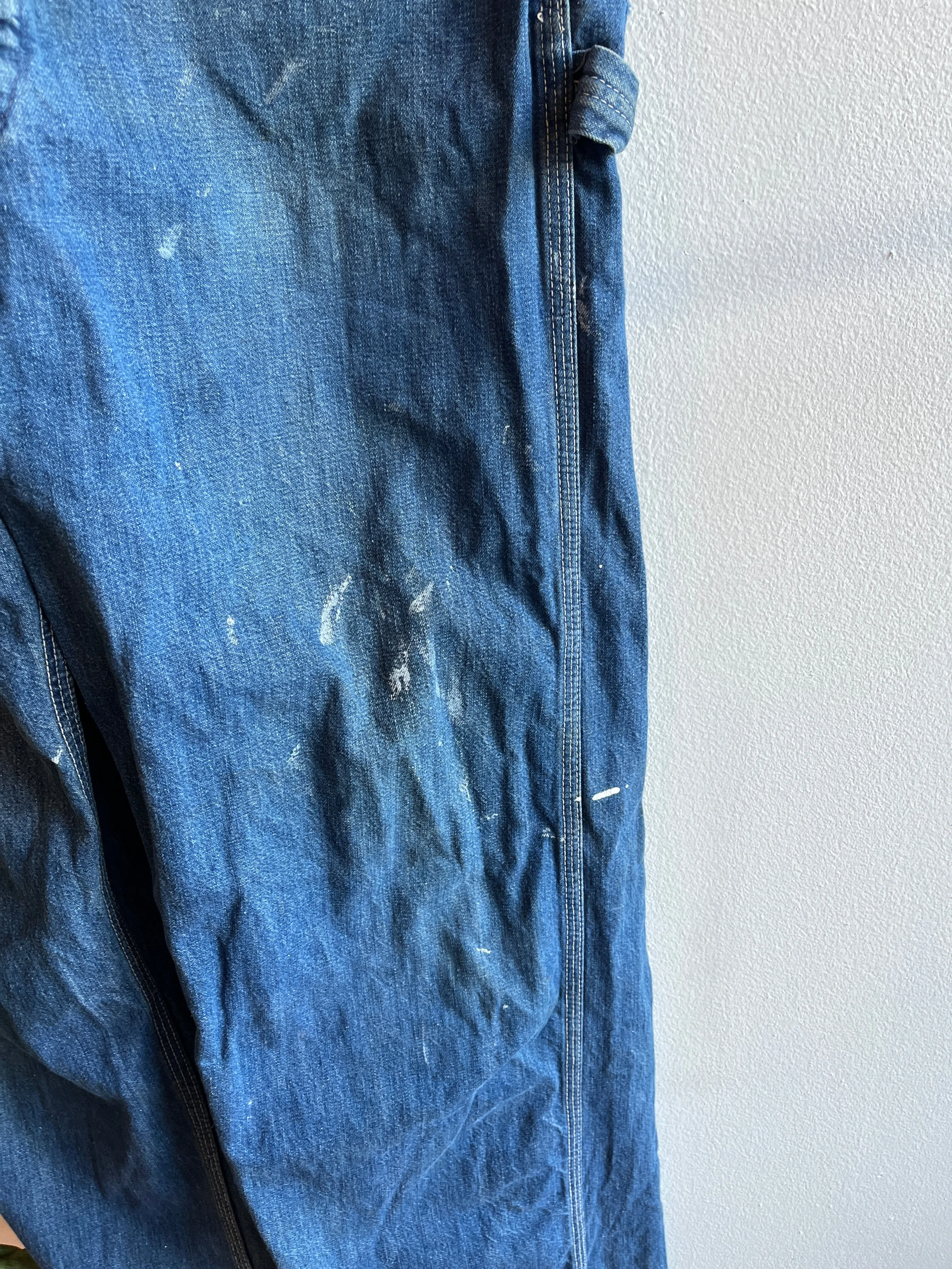 Vintage 1960/1970s Big Mac Lowback Denim Overalls