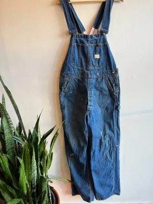 Vintage 1960/1970s Big Mac Lowback Denim Overalls